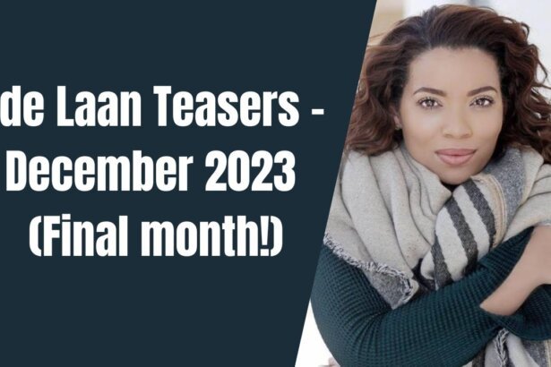 7de Laan Teasers for December 2023