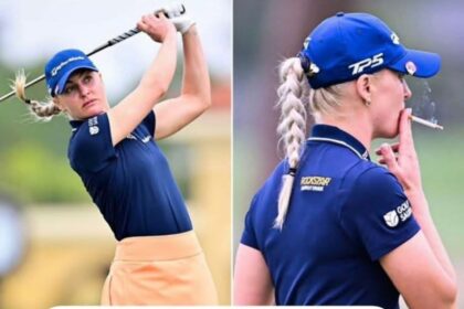 Charkey Hull has been banned and fined for constantly smoking on the greens and violating golf rules. IMG 4768